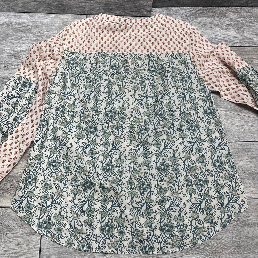 Sundance Blouse With Button Front And Ruffle Bubb… - image 8